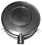 RP000907 - TAMPA FILTRO AR CARGO GI MEDIO COM PRESILHAS