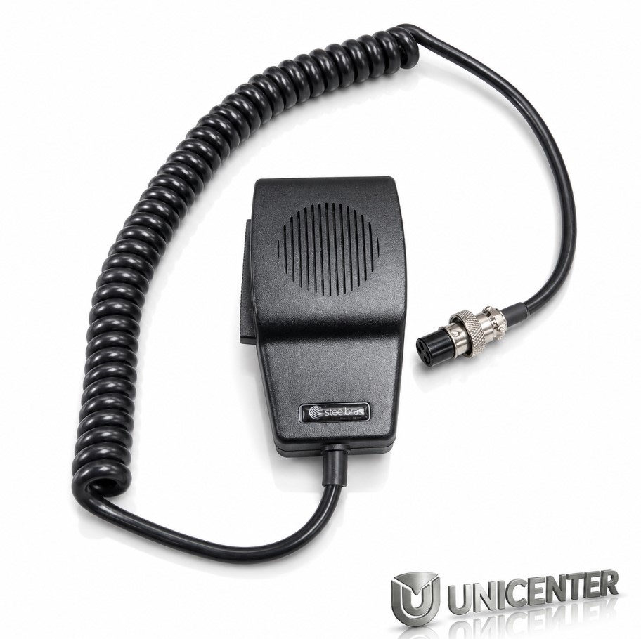 5554 - MICROFONE PTT 4 PINOS STEELBRAS