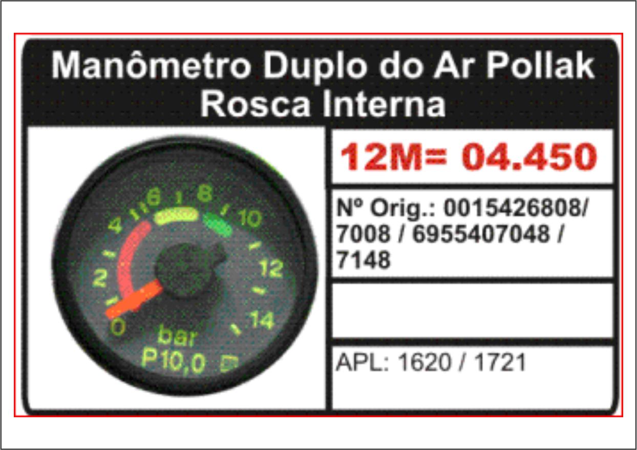 TP0040 - RELOGIO PRESSAO BALAO AR DUPLO