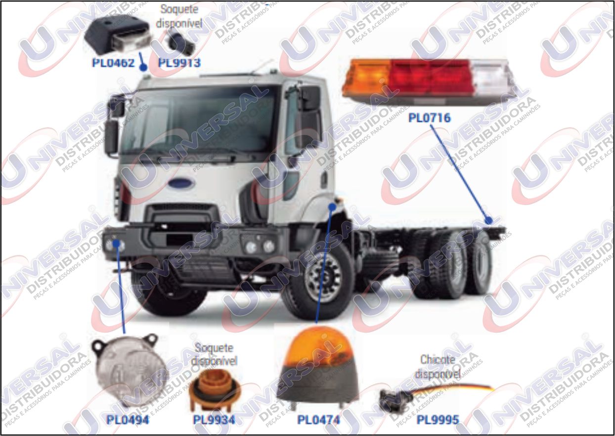 PL04623602 - LANTERNA CORUJINHA CARGO TETO ALTO GII LE