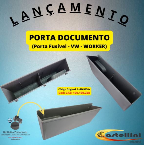 100100258 - PORTA DOCUMENTO PAINEL VW WORKER DELIVERY
