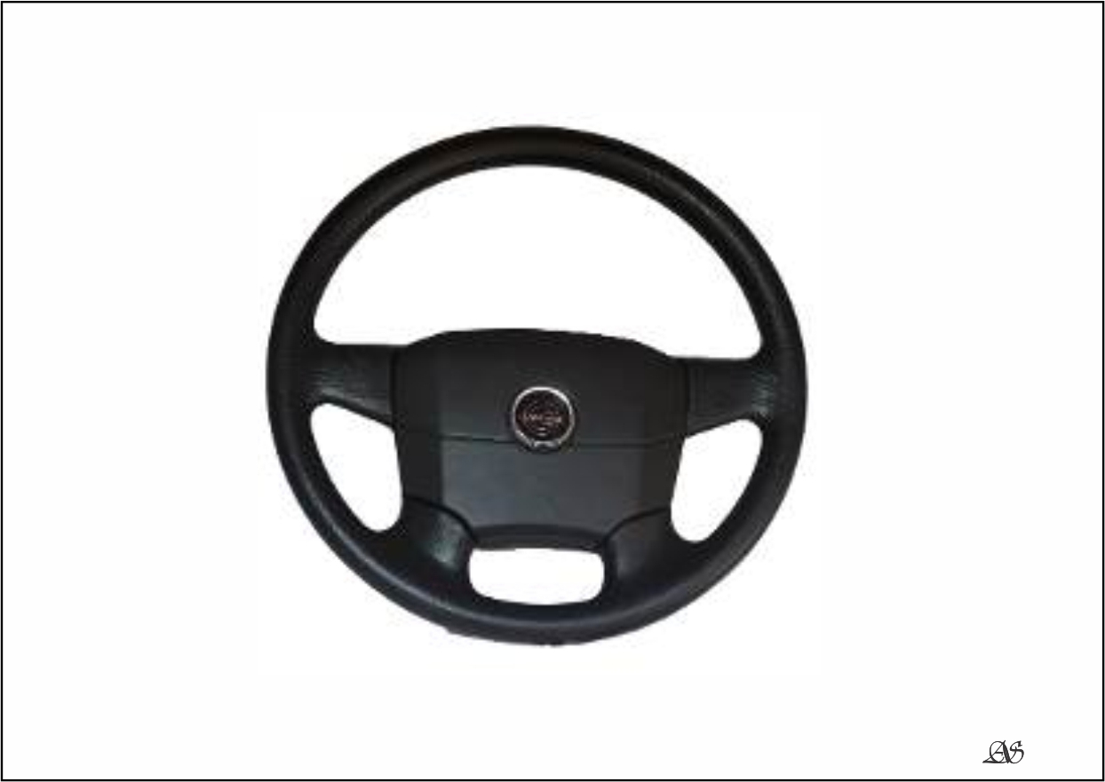 VV51044OR - VOLANTE VOLVO FH C/TAMPA PRETA 450MM