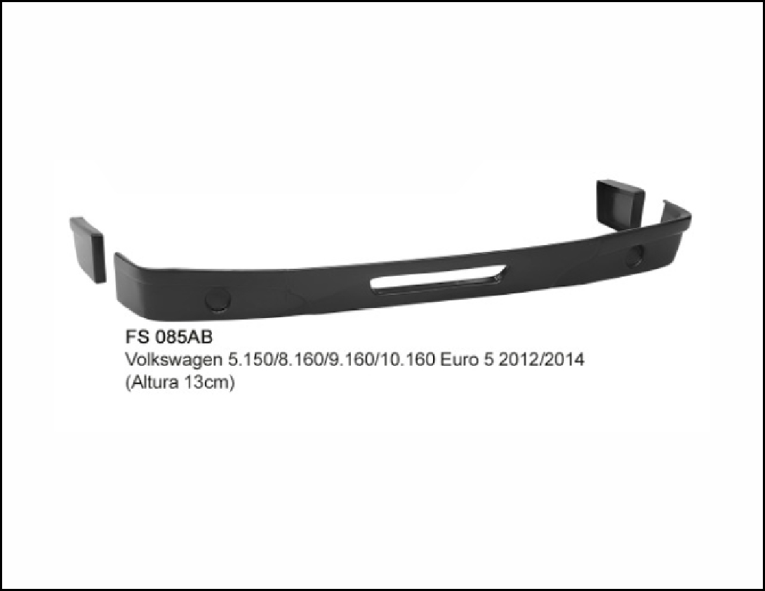 FS085AB - SPOILER VW DELIVERY 2013/2017(13 CM ALTURA) PLASTICO