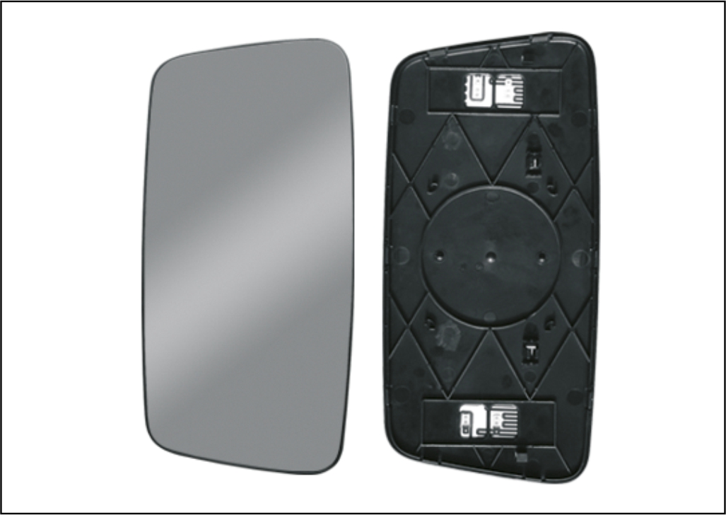 ER1126A - VIDRO ESPELHO PRINCIPAL SCANIA S4 ''P'' C/DESEMB