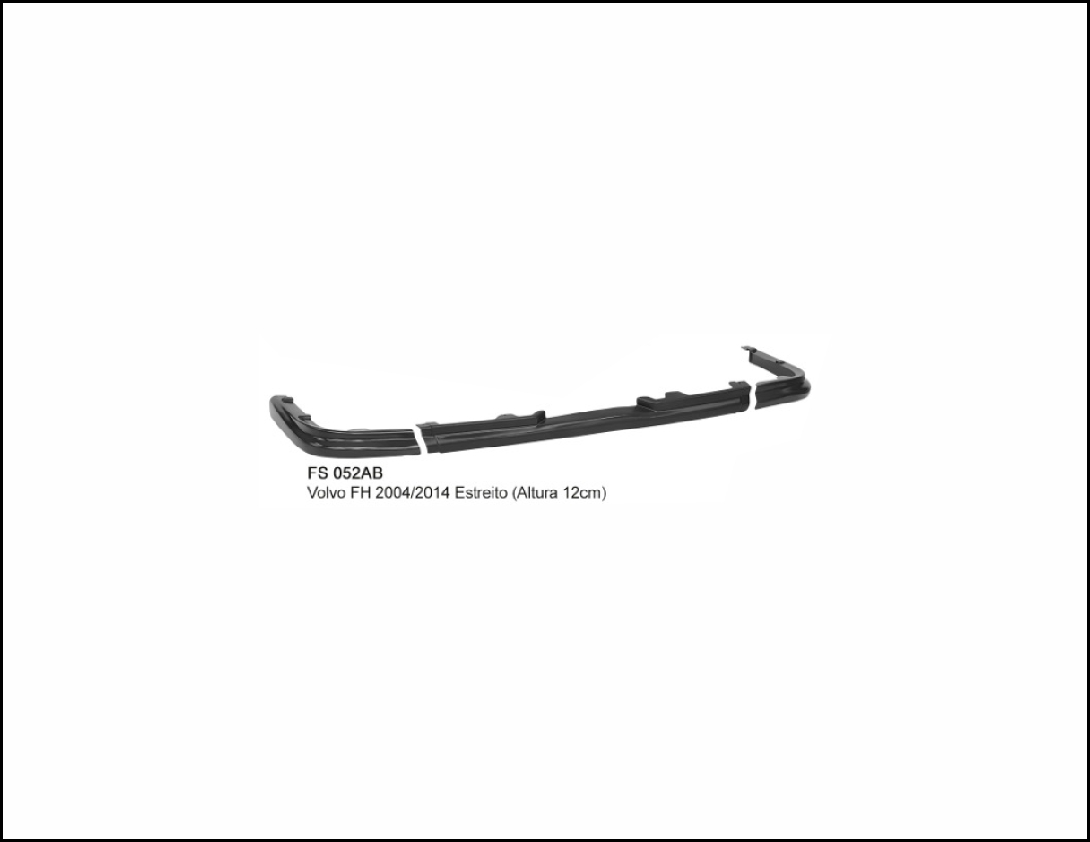 FS052AB - SPOILER VOLVO FH 2004 CHINES ABS (03 PARTES)