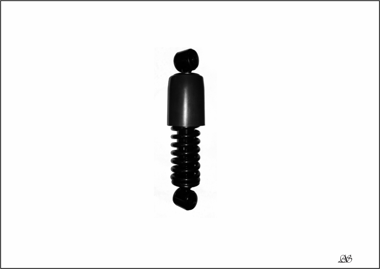 A-40M - AMORTECEDOR CABINE C/MOLA MB AXOR TRAS