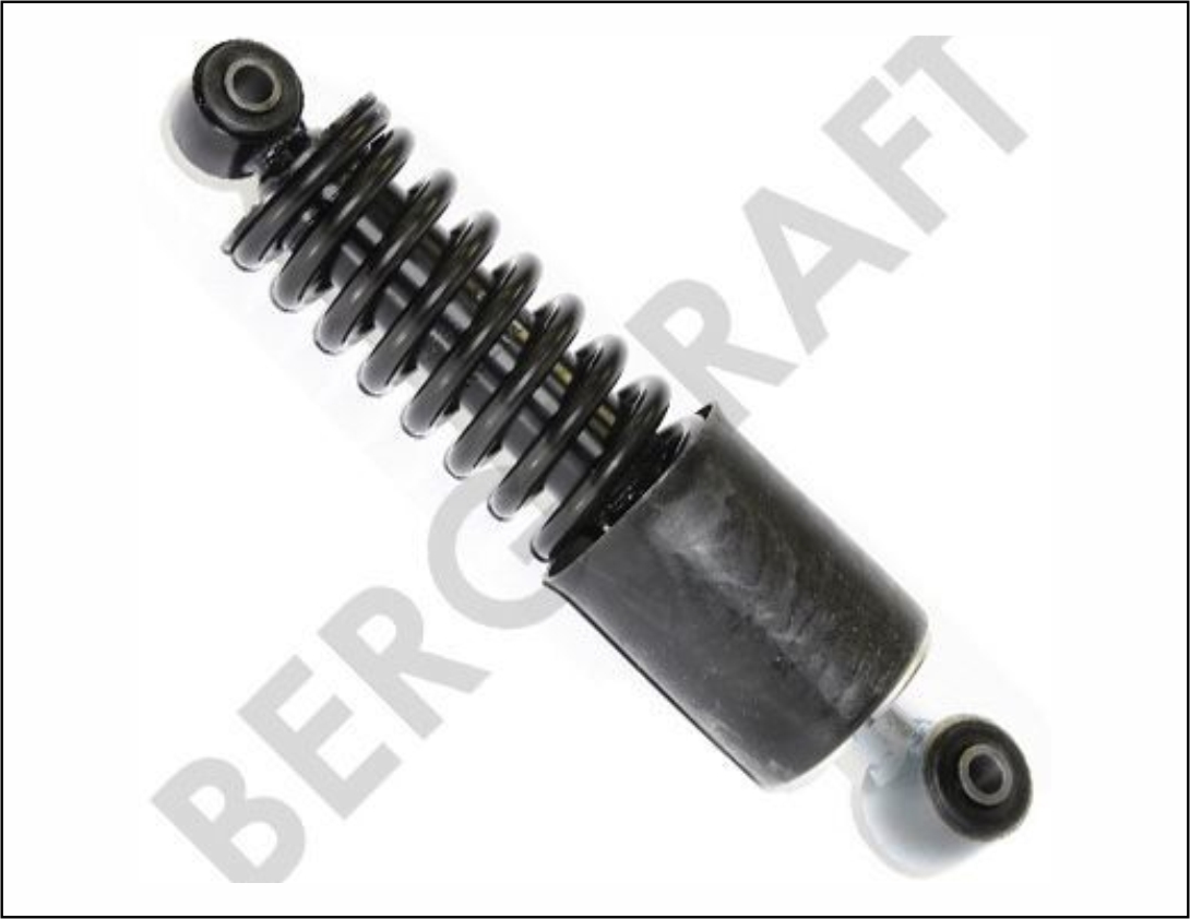 9251 - AMORTECEDOR CABINE C/MOLA MB 1938S / AXOR 2831 (DIANTEIRO)