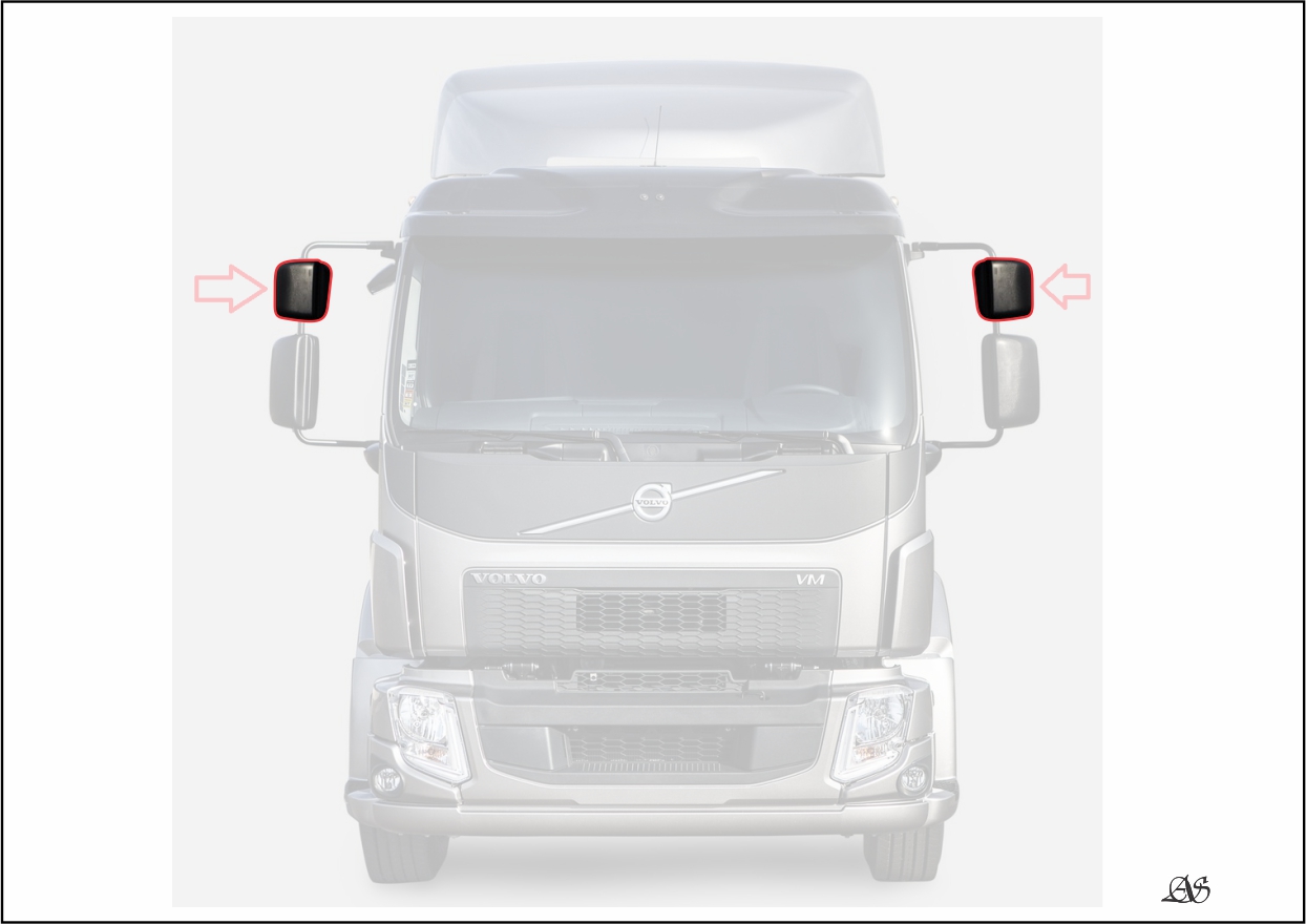 ER1229B - CAPA ESPELHO AUX VOLVO VM LE /LD