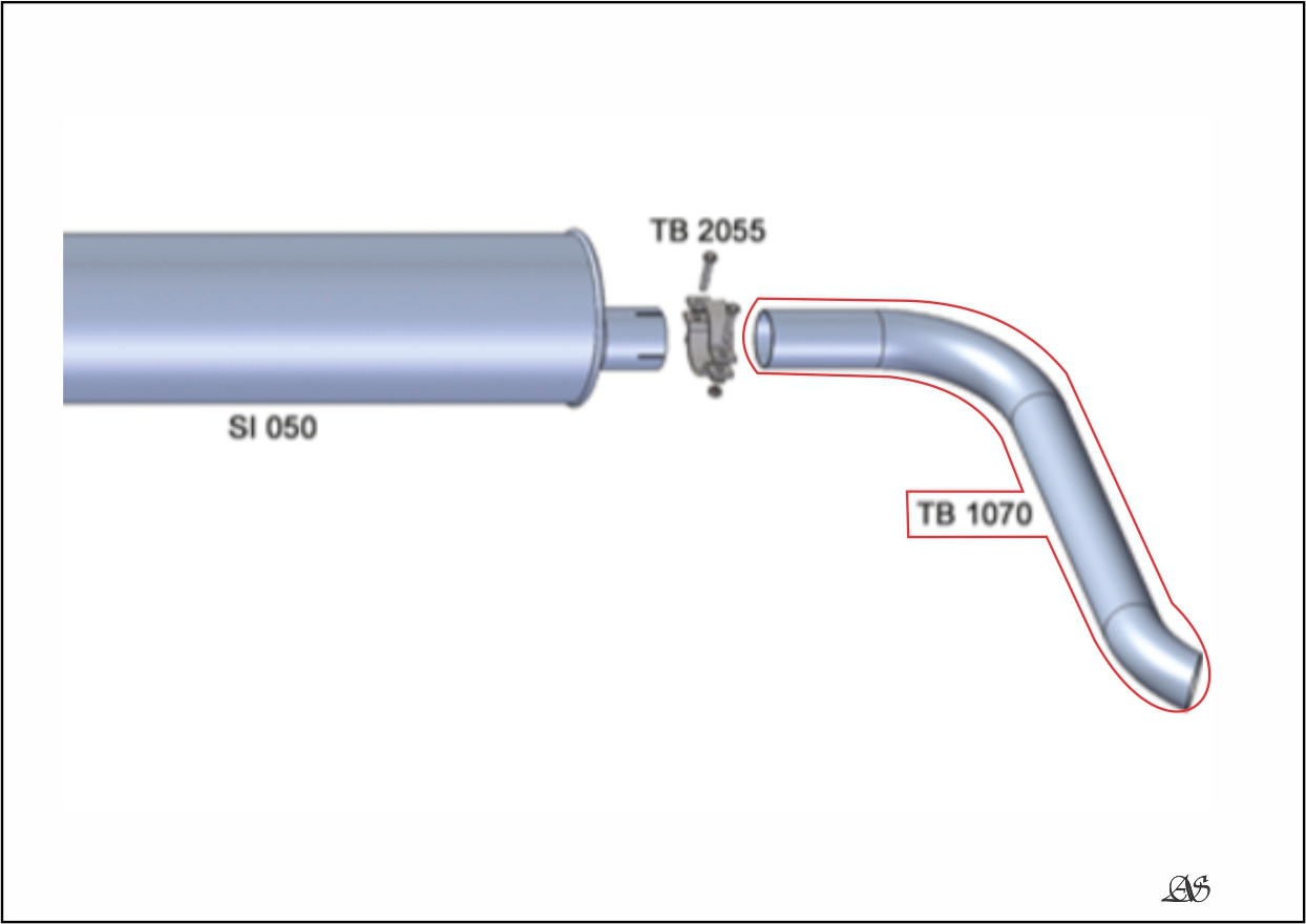 TB1070 - SAIDA FINAL 2,5" MEDIA