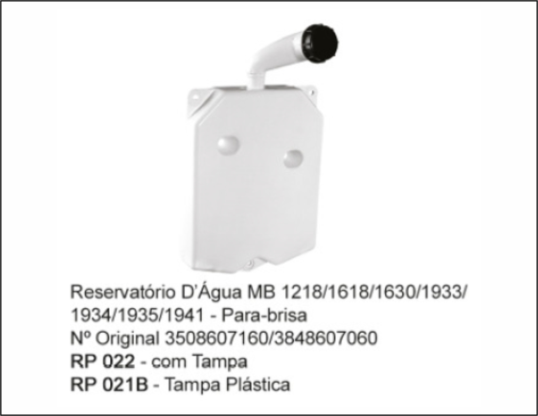 RP022 - RESERV PARAB MB 1618/1935 C/TAMPA S/BOMBA..