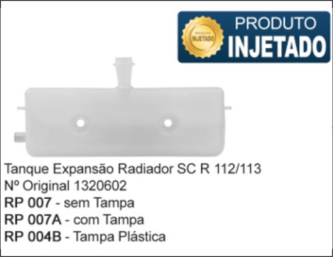 RP007A - TANQUE DE EXPANSAO SCANIA 112 113 'R'