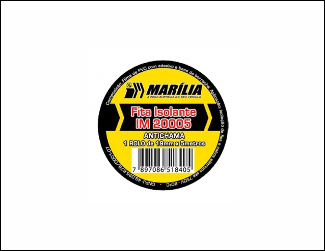 IM20005 - FITA ISOLANTE 05 MTS