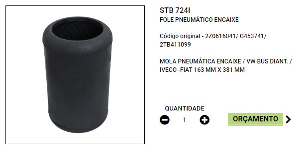 STB-724 I - BOLSA EIXO ONIBUS