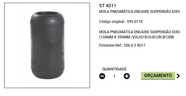 ST-4011 - BOLSA EIXO ONIBUS MB