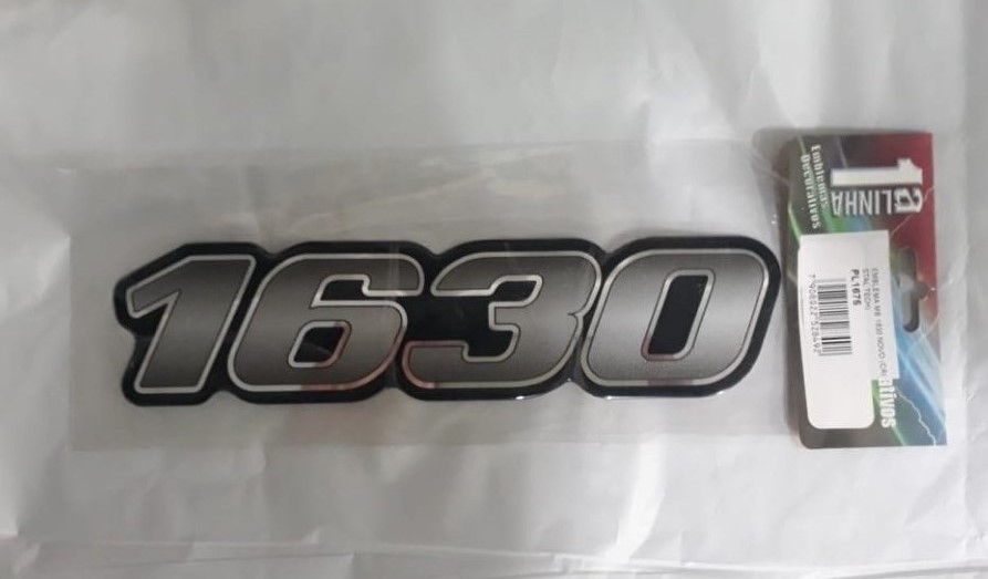 PL1675 - EMBLEMA RESINADO MB 1630 NOVO