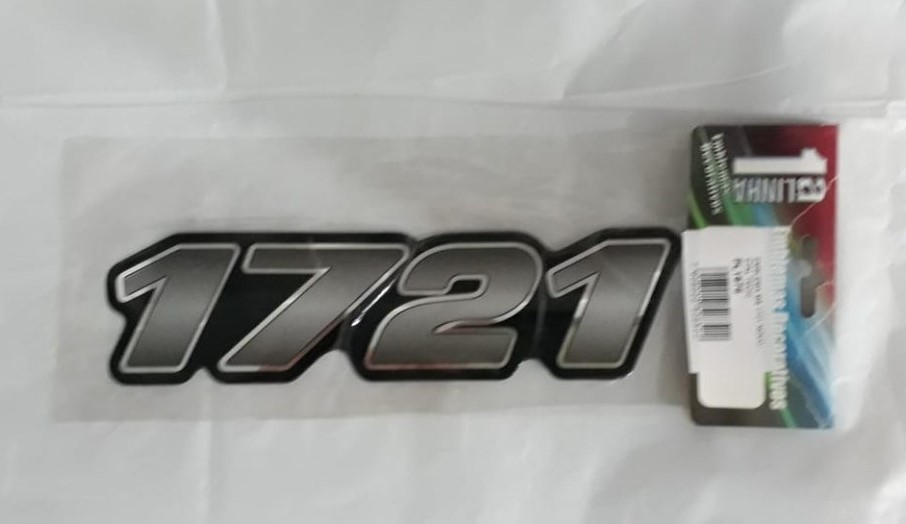 PL1678 - EMBLEMA RESINADO MB 1721 NOVO