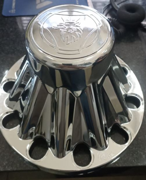 RM118.10D S/P - TAMPA CUBO TRACAO SCANIA TODOS C/LOGO S/PINTURA