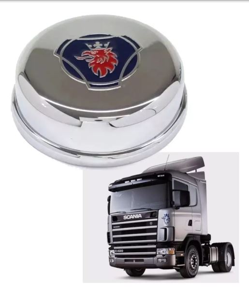 118.13 - TAMPA CUBO DIANTEIRO SCANIA S4 C/LOGO PINTADO