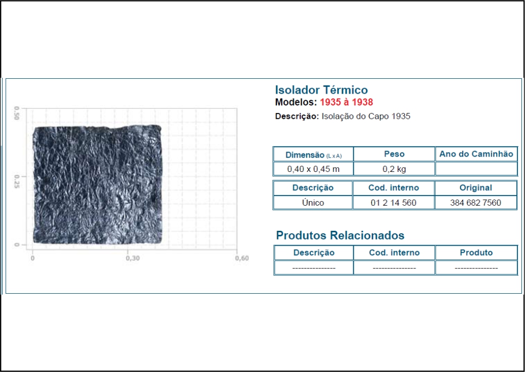 1214560 - ISOLADOR TERMICO 1935 A 1938