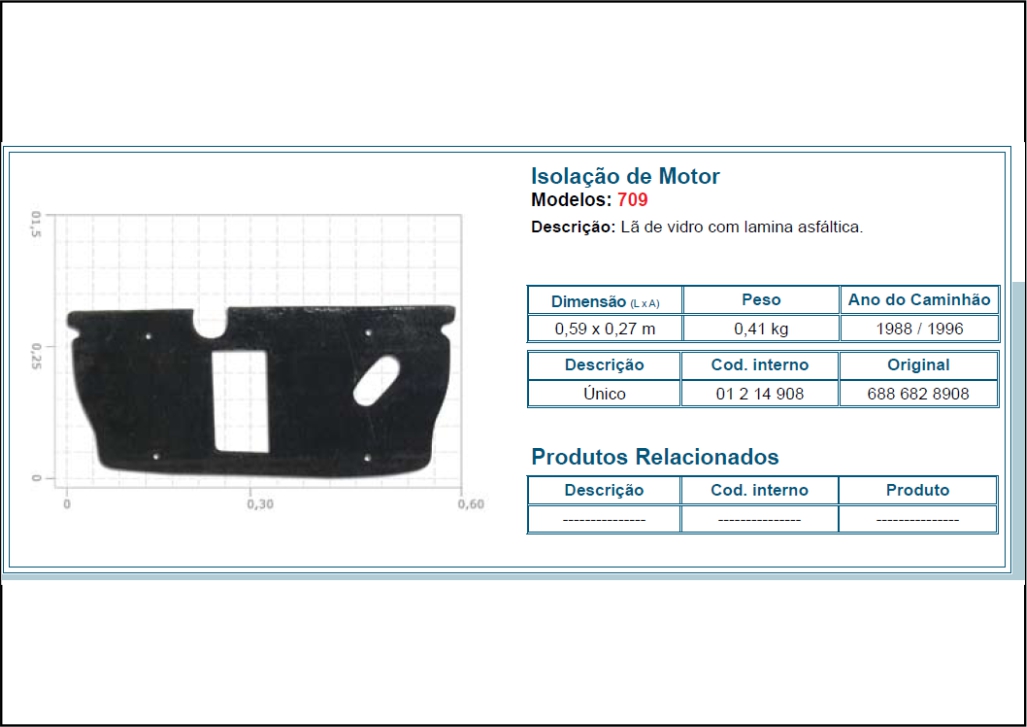 1214908 - ISOLADOR TERMICO MB 709