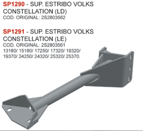 AM4387D - SUPORTE ESTRIBO VW CONSTELLATION 24.250 LD