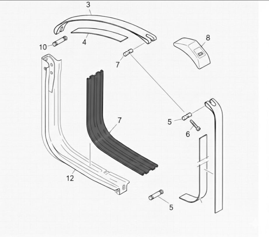JCR23217 - CINTA BORRACHA TANQUE SCANIA SANFONA