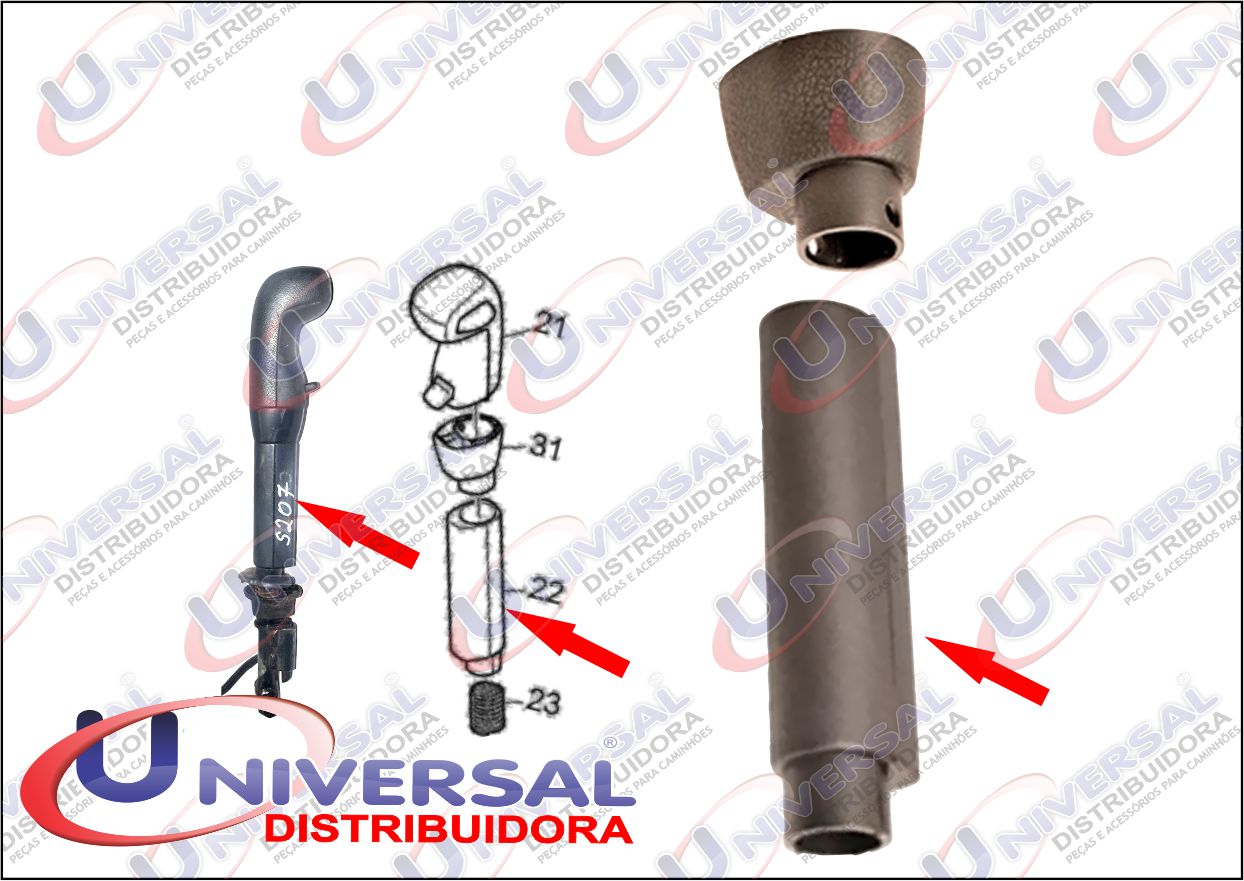 MON20017 - EXT MANOPLA CAMBIO SCANIA TODOS