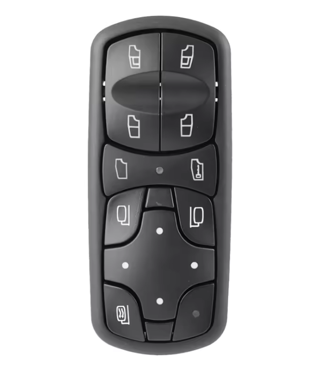 TG1515.007 - INTERRUPTOR VIDRO CAMINHAO ACTROS 10 14 LADO LE . 24V