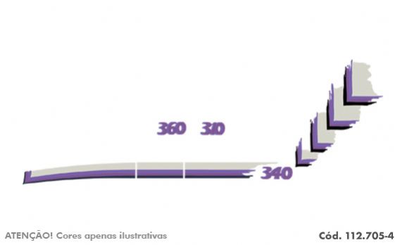 112.705-4 - FAIXA LATERAL VOLVO 93 A 95 310/340/360/410 LILAS
