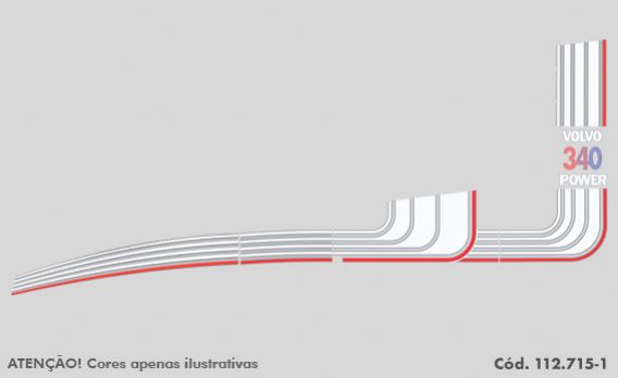 112.715-1 - FAIXA LATERAL VOLVO 89/POWER BRANCO