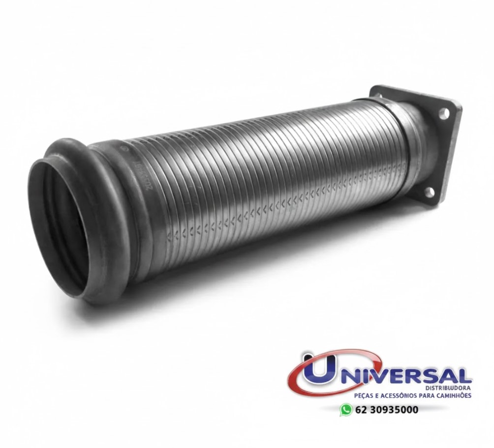 F7811 - TUBO INTERMEDIARIO FLEXIVEL 4" 400 MM GALV C/ BOCA