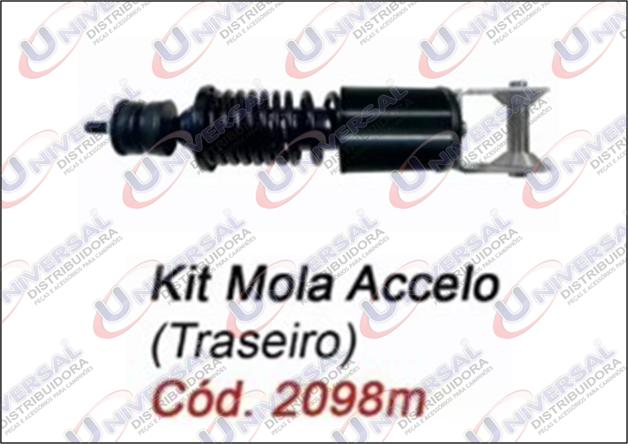 GB2098M - AMORT CABINE C/MOLA MB ACCELO TRAS