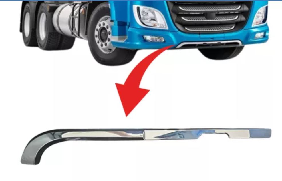 BDA03-029 - FRISO CROMADO PARACHOQUE DAF XF 106 LD