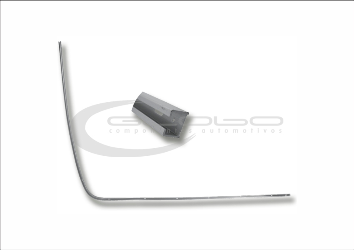 GLB1492VW - TRILHO CORTINA VW CONSTELLATION LD (TETO ALTO E BAIXO)