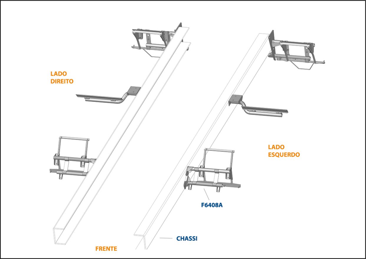 4350280 - SUP PARALAMA DIANTEIRO VW CONSTELLATION 19.320 LE