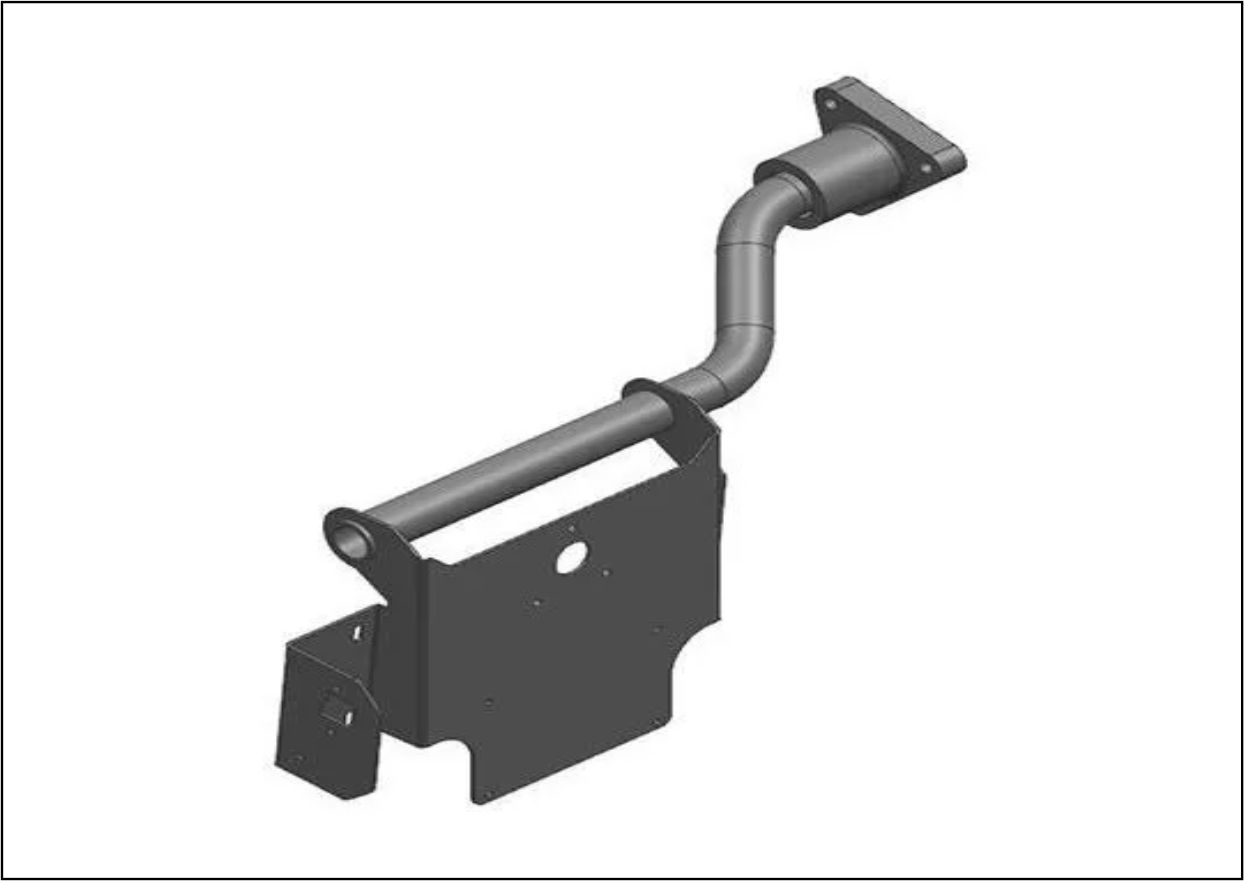 SP1522 - SUP PARALAMA VW CONSTELLATION TRASEIRO LE