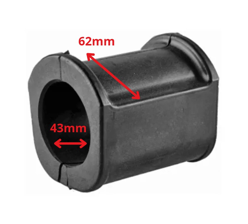 JC2400 - BUCHA DA BARRA ESTABILIZADORA DIANT CARGO/VW WORKER