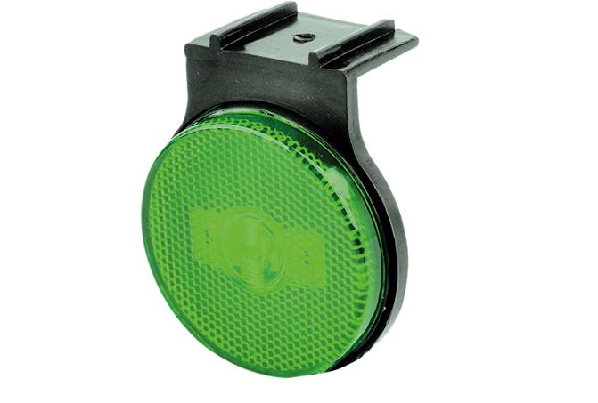 L3013VD - LANTERNA LATERAL RED 65 MM LED C/SUP PL VD