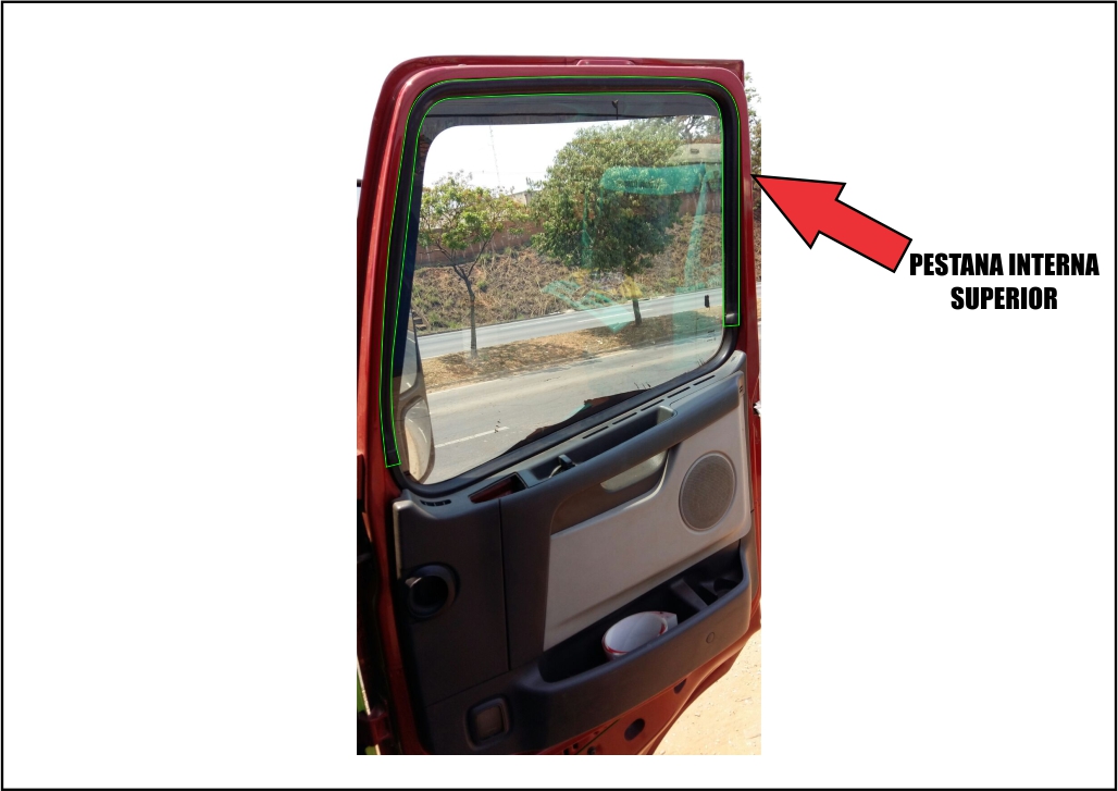 3176158 - PESTANA PORTA INT SUP VOLVO FH/NH