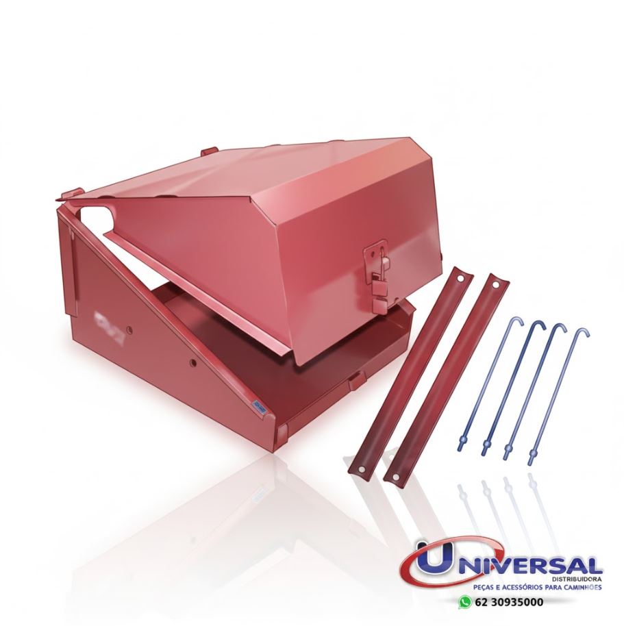 MD1633 - SUPORTE BATERIA 1935/41 100 AMP C/TAMPA FERRO