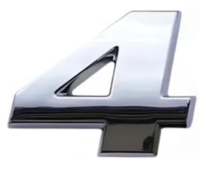 CP40136 - EMBLEMA CROMADO VW CONSTELLATION N° 4