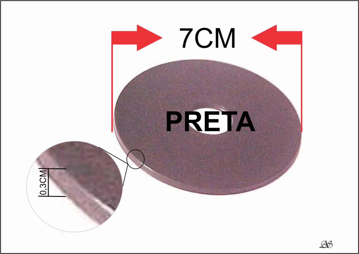 AD-024 - BATENTE DO PEDAL FREIO DE NYLON 1113/2216