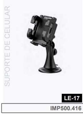 S180 - SUP CELULAR E GPS UNIVERSAL MOD. LE-017 (CARRO)