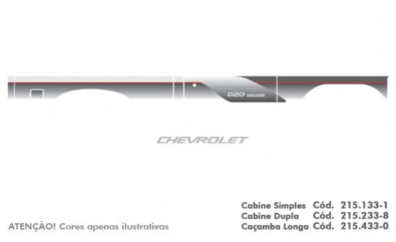 215.233-8 - FAIXA LATERAL D-20 96 C/DUPLA
