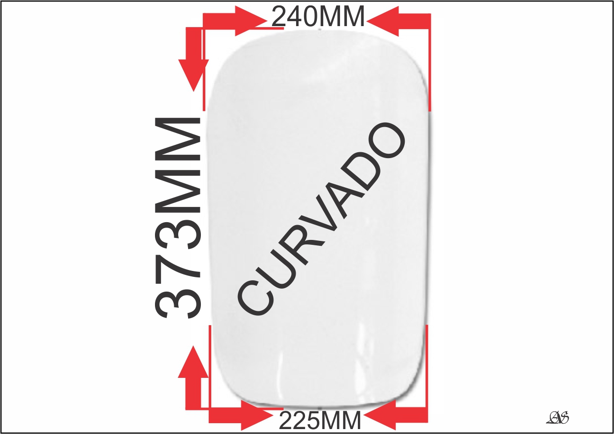 VO201 - VIDRO LATERAL CANTO VOLVO XH MENOR