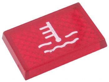 M-02 - LENTE INDICADORA PAINEL MODERNO TEMPERATURA AQUA