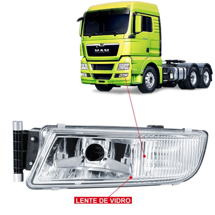 BMA01-076 - FAROL AUX VW MAN / METEOR LE