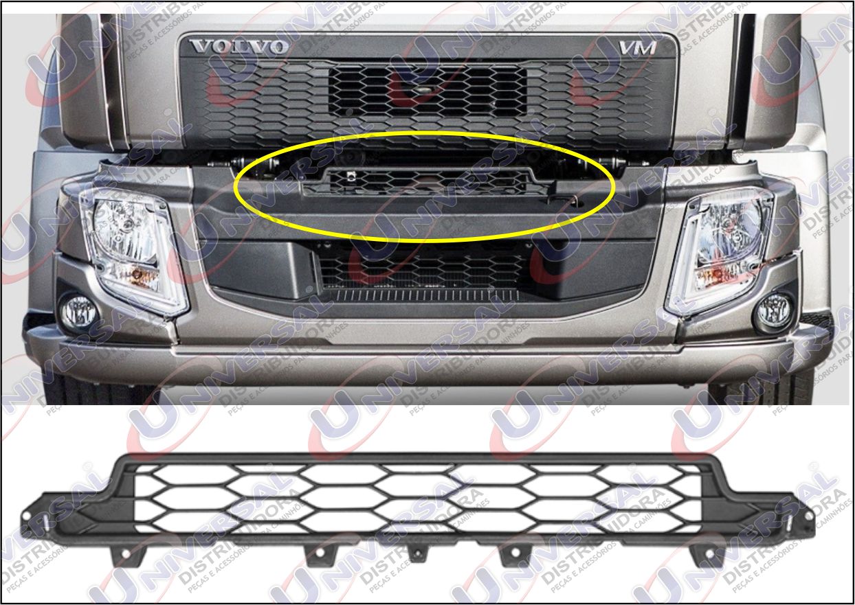 VOL102 - TELA GRADE INTERMEDIARIA VOLVO VM 2014 A 2024