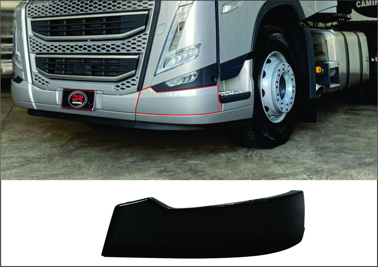 CP30506 - PARACHOQUE VOLVO FH5 2021 LE PLASTICO