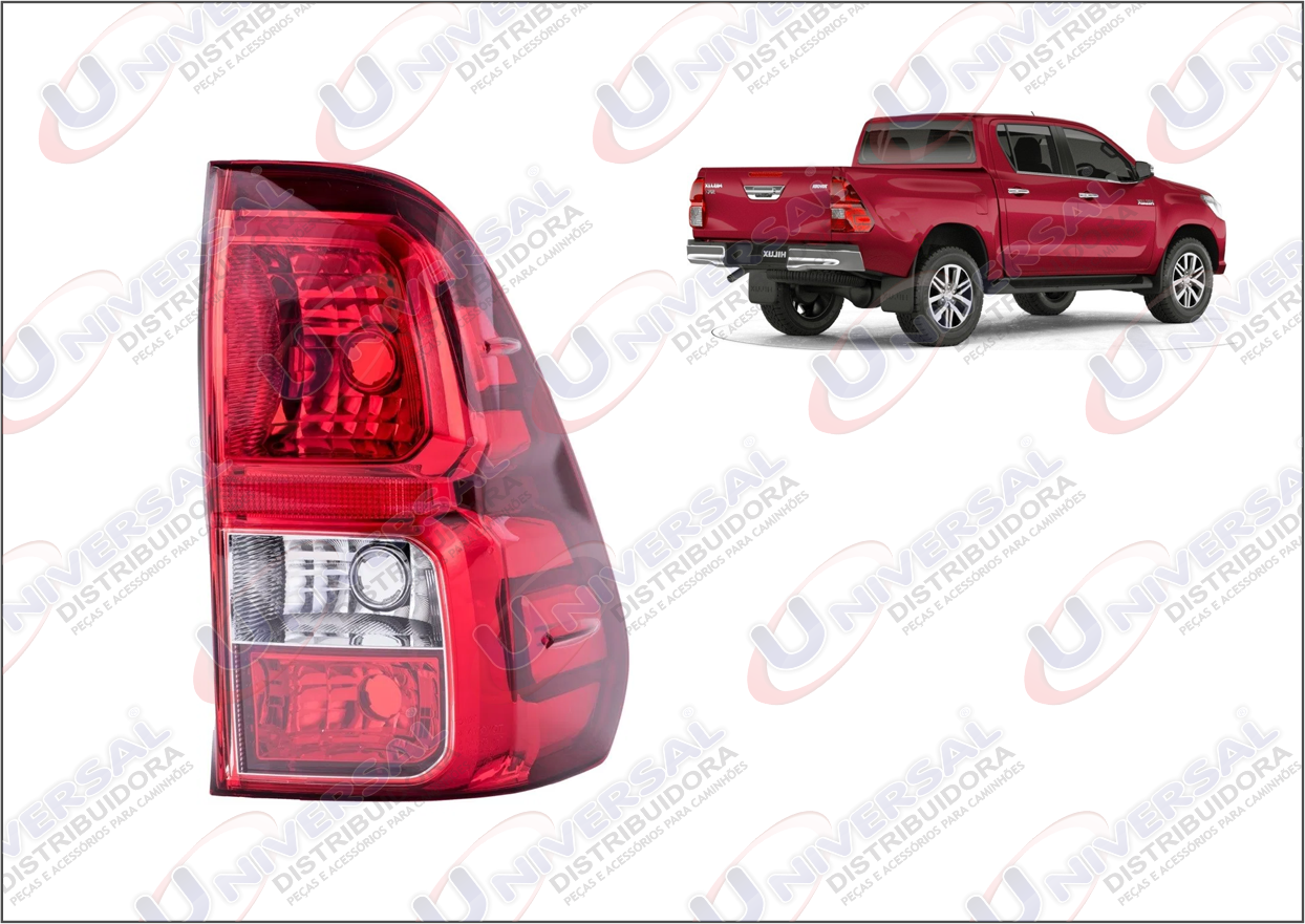 905.121 - LANTERNA TRASEIRA HILUX 16 LE